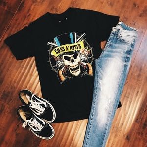 Guns and Roses band tshirt